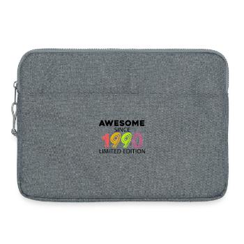 Fantastic since 1990 - born in 1990 - Laptop bag 15" - heather grey - Front