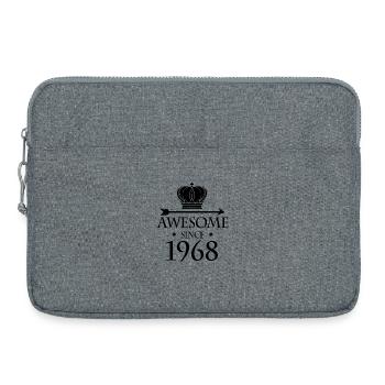 Jahrgang 1968 - Fantastisch seit 1968 - Laptoptasche 15" - Grau meliert - Vorne