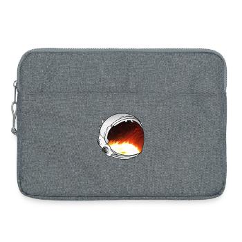 Astronauten Helm Artwork - Laptoptasche 15" - Grau meliert - Vorne
