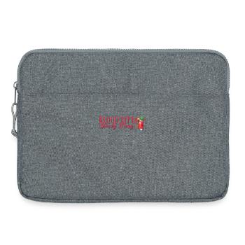 Blood Type Cocktail für Barkeeper - Laptoptasche 15" - Grau meliert - Vorne