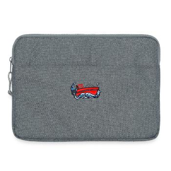 Fire Boat - Laptop bag 15" - heather grey - Front