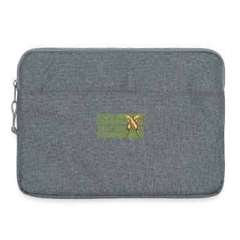 Passez une journée de corntastic - Sacoche pour ordinateur portable 15 pouces - gris chiné - Devant