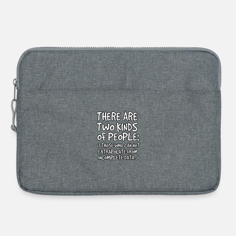 Incomplete Data Funny Science Nerd - Laptop bag 15" - heather grey