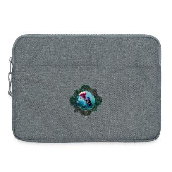 Le monde MAGIQUE de la Petite Sirène et de la Méduse - Sacoche pour ordinateur portable 15 pouces - gris chiné - Devant