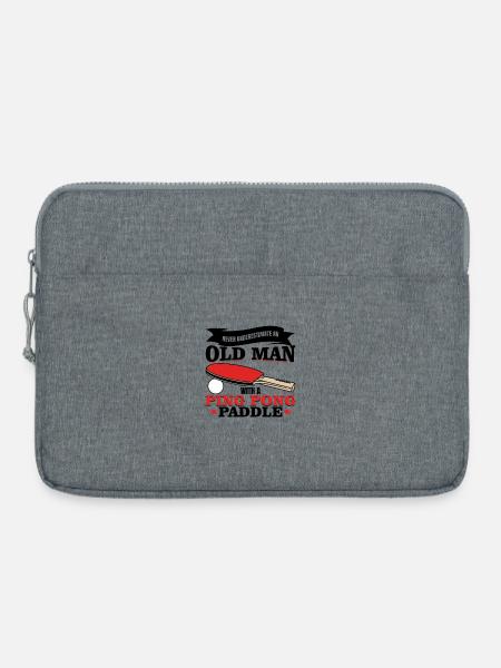 Ping Pong Großvater - Laptoptasche 15" - Grau meliert