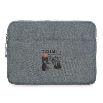 Parc national de Yosemite - Sacoche pour ordinateur portable 15 pouces - gris chiné - Devant