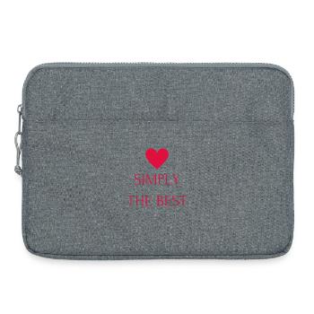 Tout simplement le meilleur - Sacoche pour ordinateur portable 15 pouces - gris chiné - Devant