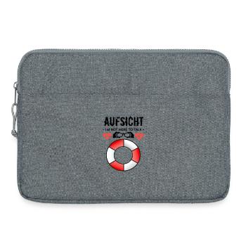 Supervision - Bathing supervision - Laptop bag 15" - heather grey - Front