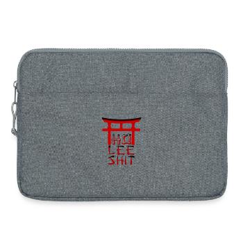 holy shit - Laptop bag 15" - heather grey - Front