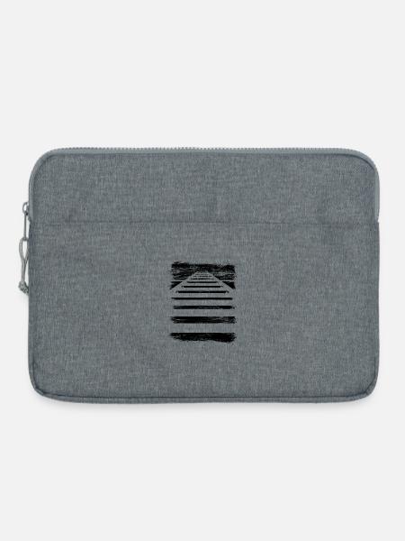 Eisenbahnstrecke - Laptoptasche 15" - Grau meliert