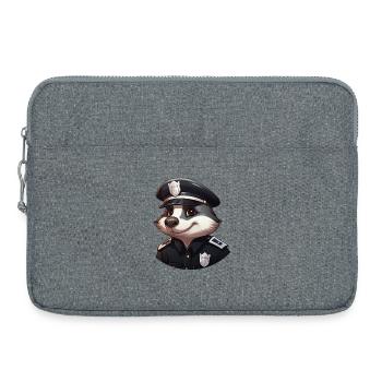 Badger Policewoman - Laptop bag 15" - heather grey - Front