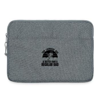 Lacrosse Dad - Laptop bag 15" - heather grey - Front