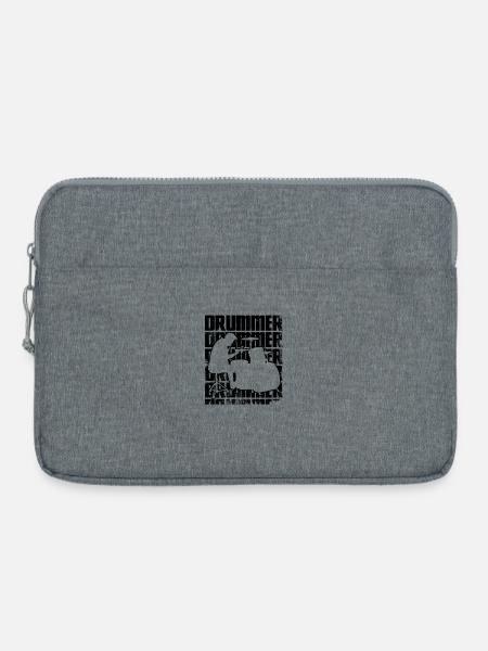 Schlagzeuger - Laptoptasche 15" - Grau meliert