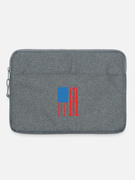 Klarinette 4. Juli USA - Laptoptasche 15" - Grau meliert