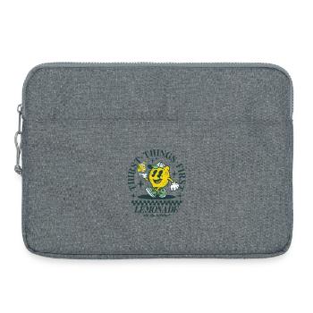Thirst things first - Lemonade - Laptoptasche 15" - Grau meliert - Vorne