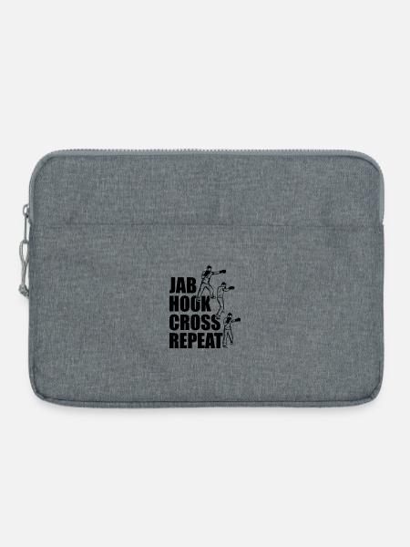 Techniken des Boxens - Laptoptasche 15" - Grau meliert