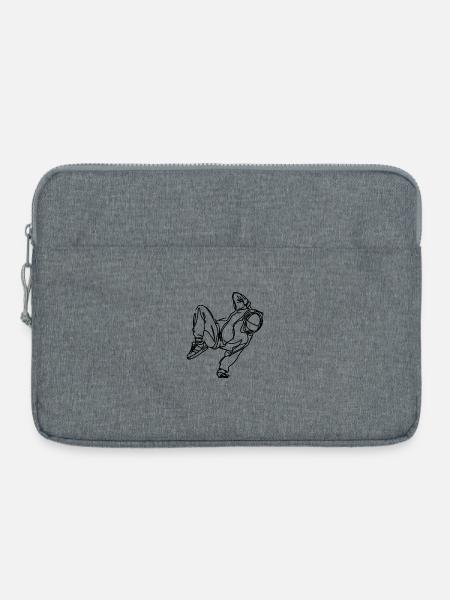 Breakdancer - Laptoptasche 15" - Grau meliert
