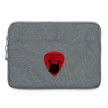 Lang lebe Rock'n'Roll - Laptoptasche 15" - Grau meliert - Vorne