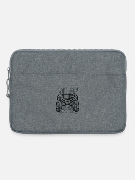 Spiel Controller - Laptoptasche 15" - Grau meliert
