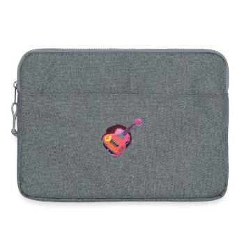 Ukulélé Look Années 90 - Sacoche pour ordinateur portable 15 pouces - gris chiné - Devant