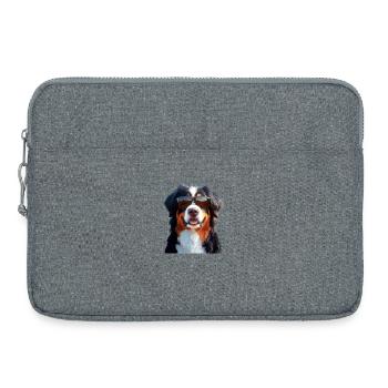 Bouvier bernois Chiens mignons Bouvier suisse - Sacoche pour ordinateur portable 15 pouces - gris chiné - Devant