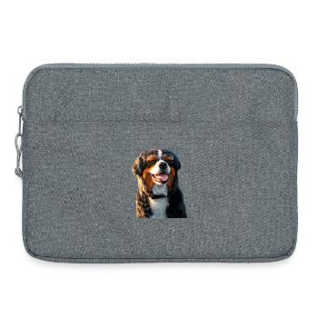 Bouvier bernois Chiens mignons Bouvier suisse - Sacoche pour ordinateur portable 15 pouces - gris chiné - Devant