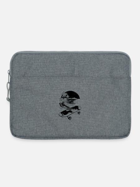 Skateboarding - Laptoptasche 15" - Grau meliert