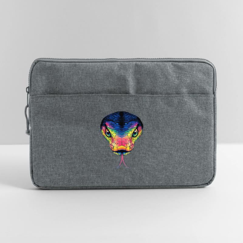 Serpent Python Cobra Mamba Serpent à sonnettes Serpent Sacoche pour ordinateur portable 15 pouces