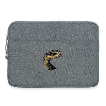 Serpent Python Cobra Mamba Serpent à sonnettes Serpent - Sacoche pour ordinateur portable 15 pouces - gris chiné - Devant