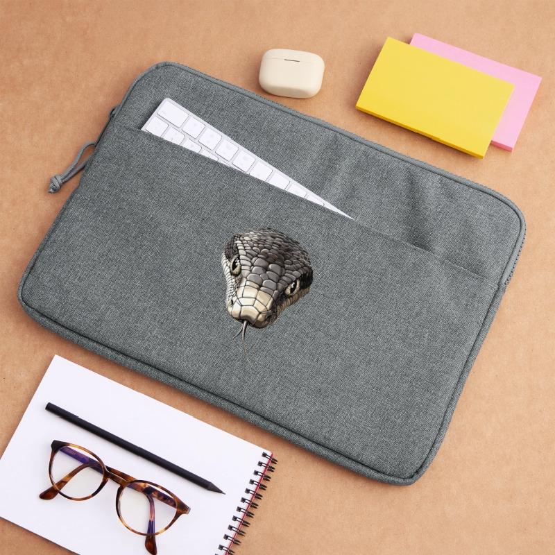 Serpent Python Cobra Mamba Serpent à sonnettes Serpent Sacoche pour ordinateur portable 15 pouces