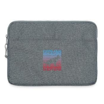 Chien de berger - Sacoche pour ordinateur portable 15 pouces - gris chiné - Devant