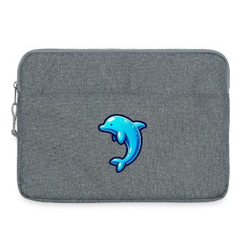 Delfin - Laptoptasche 15" - Grau meliert - Vorne