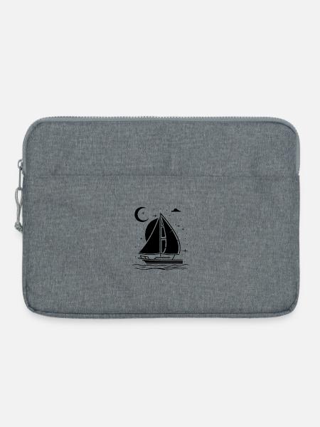 Segeln - Laptoptasche 15" - Grau meliert