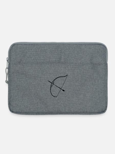 Bogensport - Laptoptasche 15" - Grau meliert