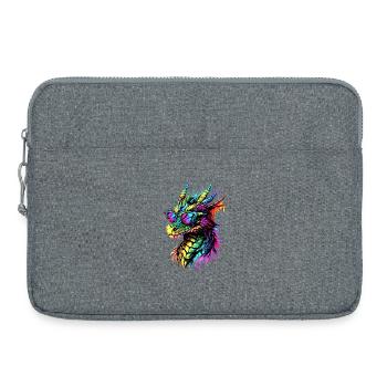 Dragon Mythical Creature Dragon Lover Fire Dragon - Laptop bag 15" - heather grey - Front