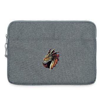 Dragon Mythical Creature Dragon Lover Fire Dragon - Laptop bag 15" - heather grey - Front