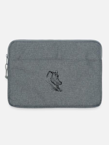 Basketballspieler - Laptoptasche 15" - Grau meliert