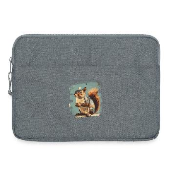 Eichhörnchen - Laptoptasche 15" - Grau meliert - Vorne