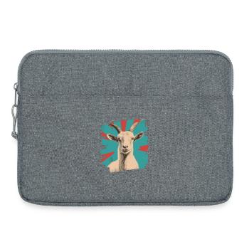 Goat - Laptop bag 15" - heather grey - Front