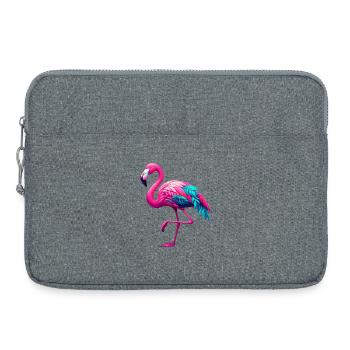 Flamant - Sacoche pour ordinateur portable 15 pouces - gris chiné - Devant