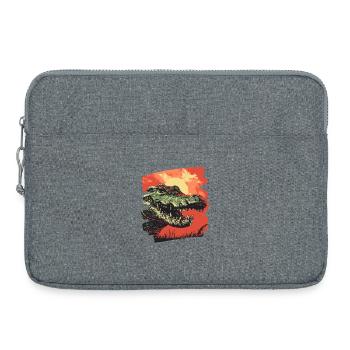 Krokodil - Laptoptasche 15" - Grau meliert - Vorne