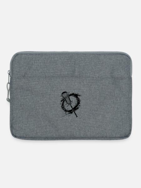 Lacrosse Schläger - Laptoptasche 15" - Grau meliert