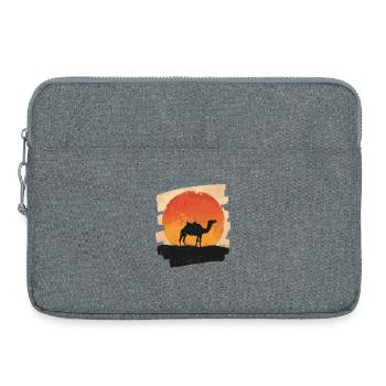Kamel - Laptoptasche 15" - Grau meliert - Vorne