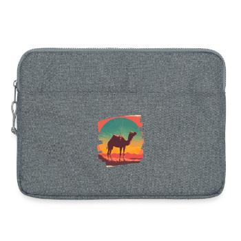 Kamel - Laptoptasche 15" - Grau meliert - Vorne