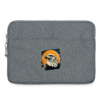 Aigle - Sacoche pour ordinateur portable 15 pouces - gris chiné - Devant