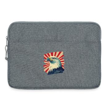 Eagle - Laptop bag 15" - heather grey - Front