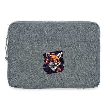 Fox - Laptop bag 15" - heather grey - Front