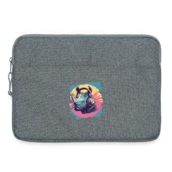 Rhinocéros - Sacoche pour ordinateur portable 15 pouces - gris chiné - Devant