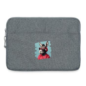 Esel - Laptoptasche 15" - Grau meliert - Vorne