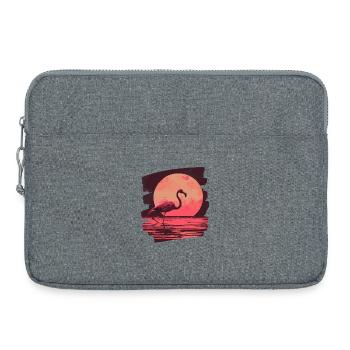 Flamant - Sacoche pour ordinateur portable 15 pouces - gris chiné - Devant